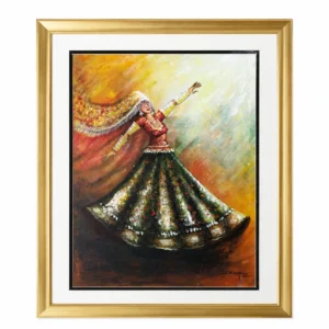 Darpan Classic Oil Painting – 18x24 Canvas Artwork