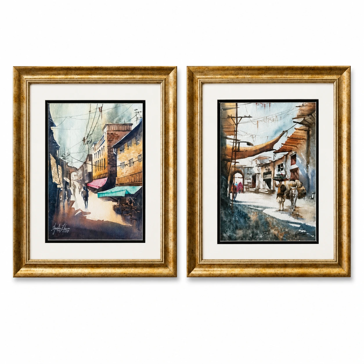 aysha-khan-watercolor-street-scene-painting-11x15-artwork