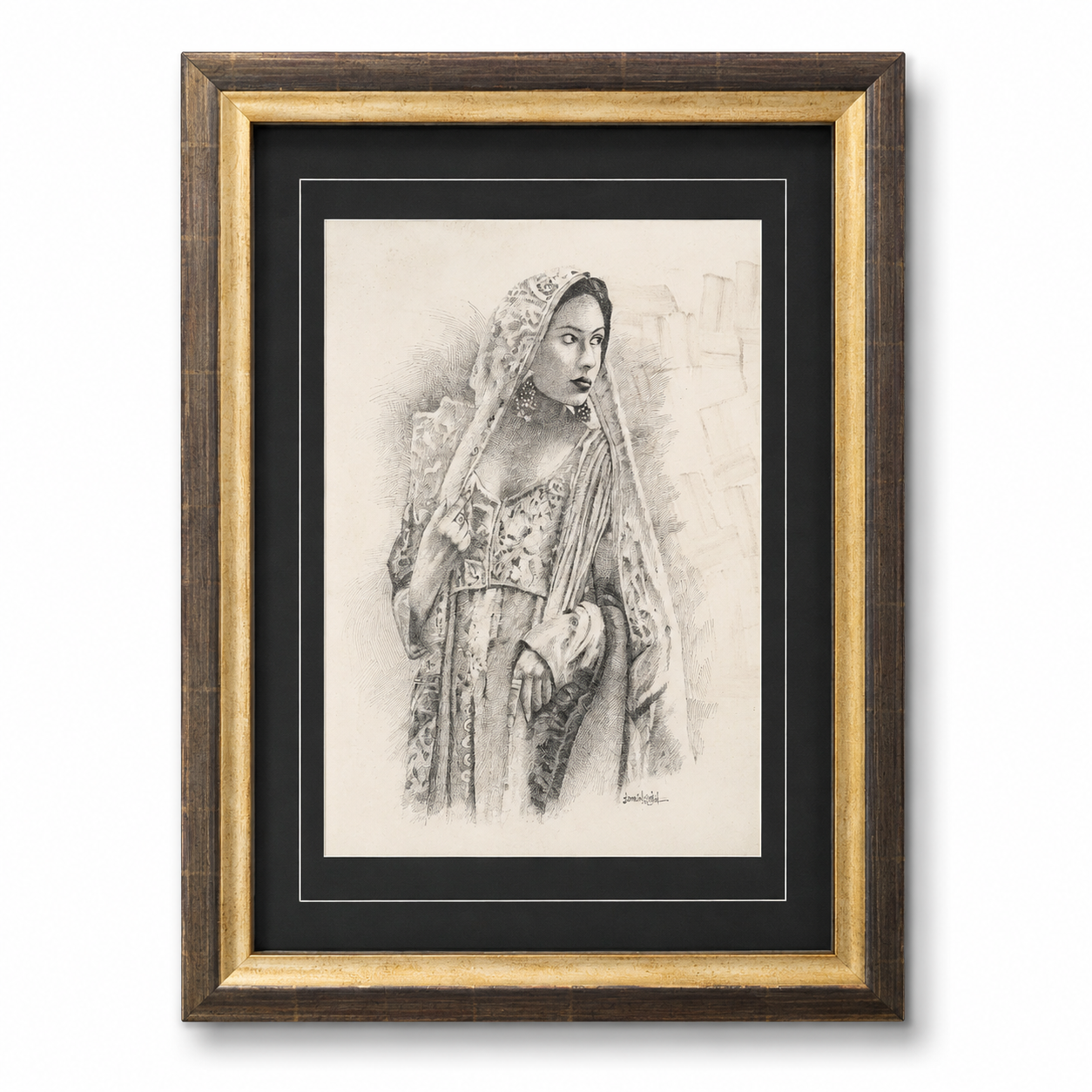 junaid-sajid-pencil-painting-18x24-artwork